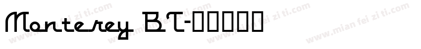 Monterey BT字体转换